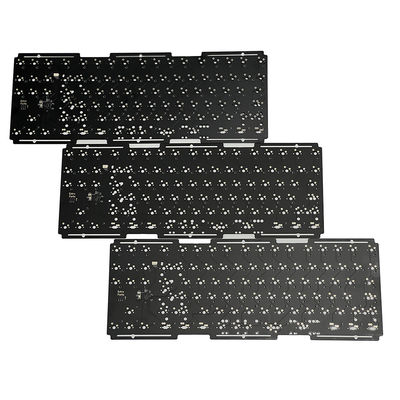 Custom Printed Circuit Board Keyboard with Min Hole Size 0.2mm, Min Line Spacing 0.1mm, FR4 Material for B2B Market