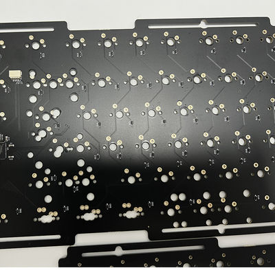 Custom Printed Circuit Board Keyboard with Min Hole Size 0.2mm, Min Line Spacing 0.1mm, FR4 Material for B2B Market