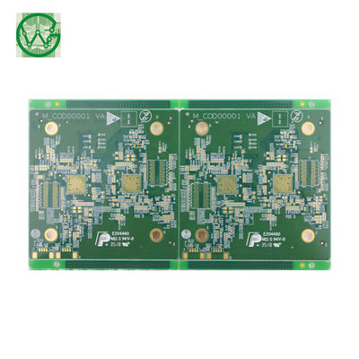 2-Layer FR4 PCB Circuit Board Assembly with 0.1mm Min Line Width