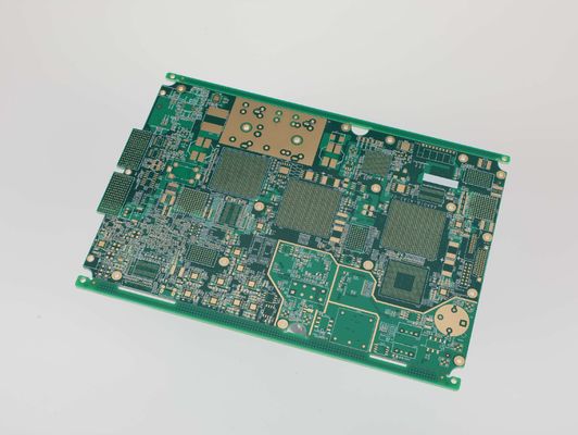 Rakitan Papan Sirkuit PCB dengan Jarak Garis Min 0,1mm dan Perawatan Permukaan HASL
